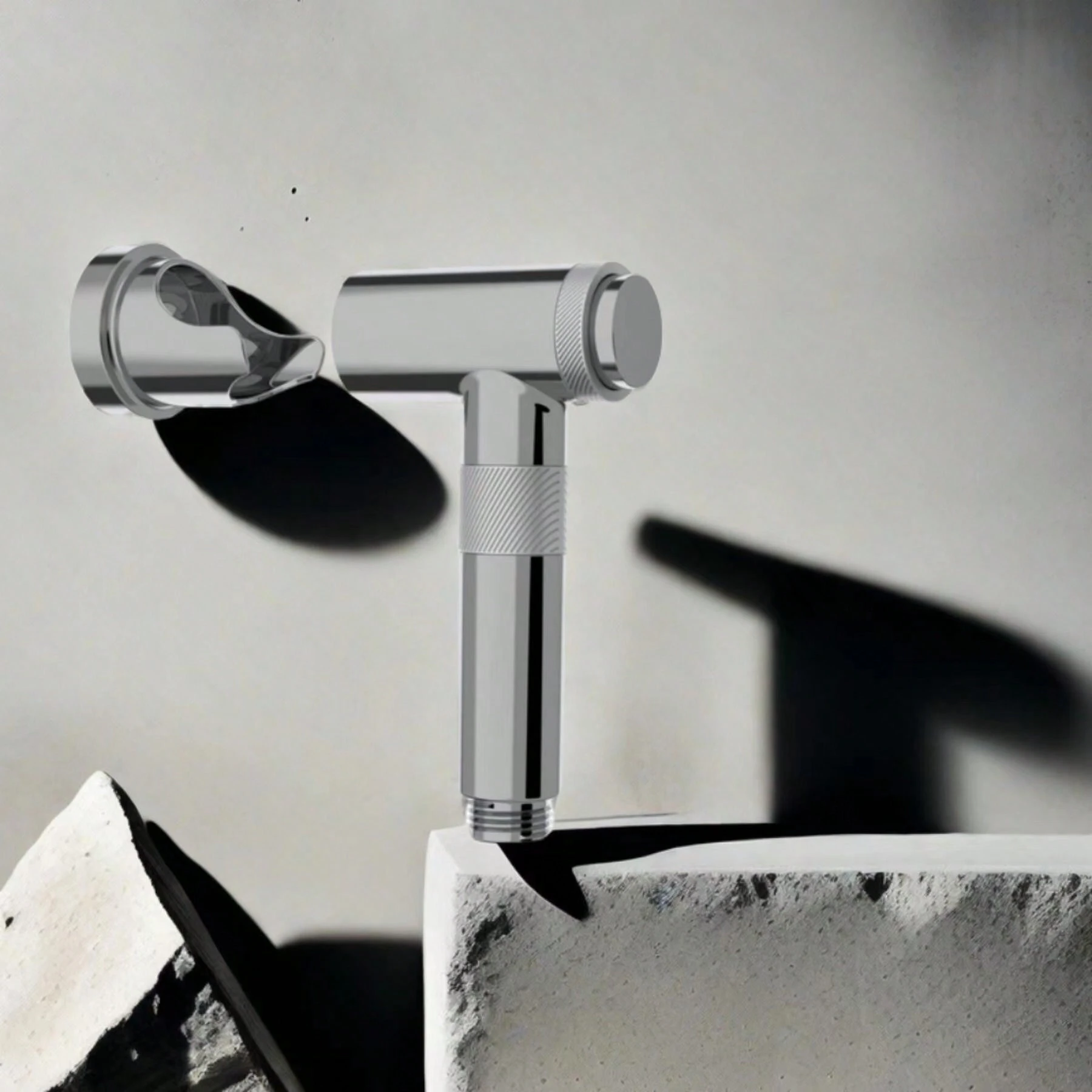 DualFunction Button Pressed Handheld Bidet Spray Gun With