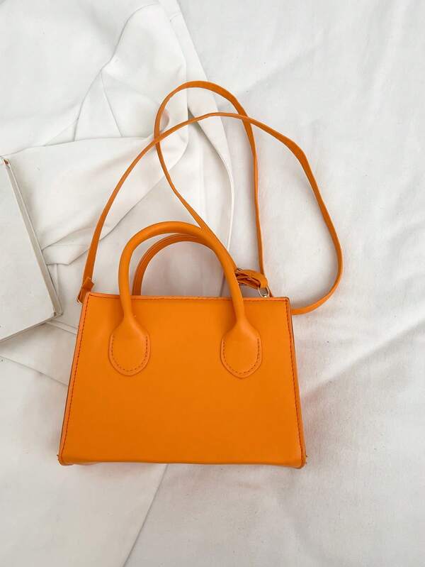 Leichte quadratische Tasche mit doppeltem Griff für Teenager Mädchen, Frauen, Studenten, Berufsanfänger und Büroangestellte. Perfekt für Büro, Hochschule, Arbeit, Business, Pendeln, Outdoor, Reisen, Ausflüge im Business Lässig Stil.
