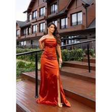 Women Dresses - Camel - Ver 3