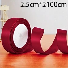 25 Yards Bandrolle für Stricken, Häkeln, Mützen, Hochzeitstorten, DIY Geschenkverpackung, Szenendekor, Feste, Raum, Fenster, Flur und Bürodekoration. Polyesterband mit vielseitigem Stil, kein Batterie oder Strom nötig, federlos. 1 Rolle Satinband in verschiedenen Farben, geeignet für Backen, Geschenkverpackung, Basteln, Haarzubehör, Hochzeitsdekoration, Nähen, Einladungen, Blumensträuße, Weihnachten, Valentinstag, Hochzeit, Geburtstagspartys' Dekoration, Weihnachten