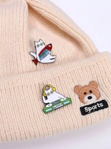Cartoon Cat Brooch, Symphony Orchestra Series, Violin & Piano Instrument Combination, Creative Badge For Playing Music, Cute Personalized Accessory For Clothes, Bags, Etc.