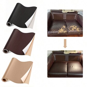 5入組20*30cm自粘PU皮修補貼片套件 - 家具和汽車內飾修復的快速解決方案