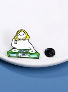 Cartoon Cat Brooch, Symphony Orchestra Series, Violin & Piano Instrument Combination, Creative Badge For Playing Music, Cute Personalized Accessory For Clothes, Bags, Etc.