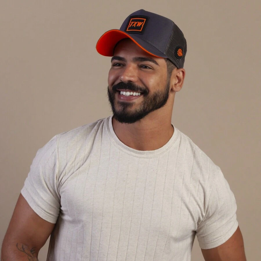 Men Baseball Cap - Xám - Xem 1