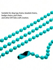 10 chiếc Chuỗi hạt bi thủ công, Vòng cổ chìa khóa chuỗi bóng đầy màu sắc 10cm, Dây treo kim loại Dây chuyền bóng kim loại có đầu nối, Móc khóa chuỗi bóng sắt 2,4mm, Móc khóa chuỗi bóng 3,93 inch có đầu nối để treo trang trí Giáng sinh, Đồ trang sức vòng cổ DIY Làm đồ trang trí treo thủ công, Dành cho Móc chìa khóa, Thẻ sản phẩm, Dự án thủ công (Màu hỗn hợp, Lựa chọn màu sắc ngẫu nhiên) - Nhiều màu - Xem 13