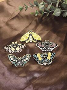 New Exquisite Butterfly Series Alloy Brooch Pin, Suitable For Jacket, Backpack, All Occasions, Prevents Clothing Slips - Multicolor - View 5