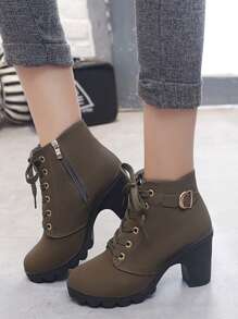 Women Wedges & Flatform - Green - View 2