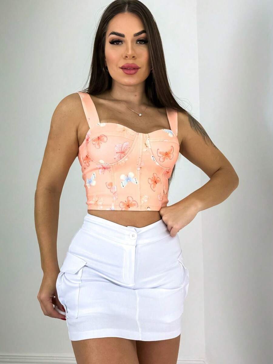 Women Blouses - Màu Cam san hô - Xem 1