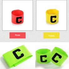 1PC Captain Armband Soccer Football Band Bands Arm Elastic Team Armbands Basketball Badgerugby Adjustable Captains Armband Football Training - Multicolor - View 12