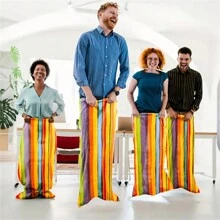 1 Sacca da competizione per patate, sacca da competizione per salti, sacca da gioco per competizioni, sacca per attrezzature da competizione per adulti per giochi all''aperto, sacca da spiaggia da 50*70 cm, giochi da festa per adulti adatti per Ognissanti/Natale/Ringraziamento - Multicolore - Visualizzare 7
