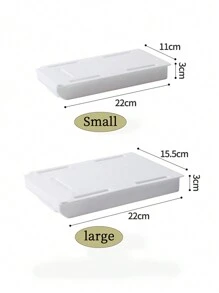 1 pezzo Contenitore da scrivania con spazio di archiviazione extra capiente, design estraibile, senza bisogno di forare, ideale per decorazioni autunnali, feste, stanza, casa, camera da letto, sole e viaggi