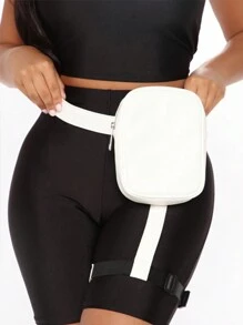 1 Pièce Sac De Jambe Multifonctionnel Pour Voyage En Plein Air Et Sac De Taille Pour Stockage De Données Et De Gadgets, Unisexe