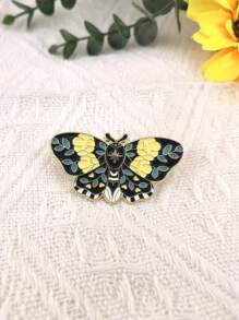 New Exquisite Butterfly Series Alloy Brooch Pin, Suitable For Jacket, Backpack, All Occasions, Prevents Clothing Slips - Multicolor - View 7