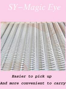 480 Pcs Per Box,3D,Thickness 0.1mm,Sharp Narrow Stem Premade Fans Eyelash Extension,Natural & Soft,Party And Travel,Easy To Carry,Hand-Grafted False Eyelashes Lash Clusters,Eye Lash Clusters,Individual Eyelashes,Lashes,Fake Lashes