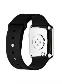 Conjunto de 2 piezas de reloj digital LED casual y brazalete con forma de león para deportes