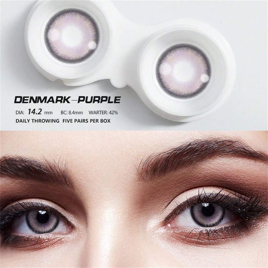 10 PCS Daily Disposables Lenses Natural Color Lens Eyes Color Cosmetic