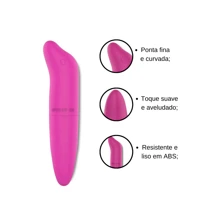 kit Vibrador Feminino Golfinho Ponto G + Anel Peniano Com Vibrador Retardante E Excitante - Sex Shop Produtos Adulto