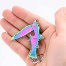 Mini Knife, Small Size, Sharp Self-Defense, Outdoor Portable Unpacking, Express Delivery Keychain Pendant Pocket Knife - Multicolor - View 14