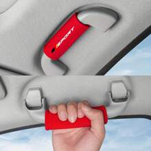 1pc Fluffy Car Roof Door Handle & Armrest Cover Protector, Fits Audi, BMW, Mercedes-Benz, VW, Available In 3 Colors For Car Decoration
