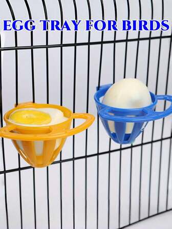 1/2/6pcs Bird Supplies Parrot Parakeet Cockatiel Nesting Egg Cup, Bird Feeder Hanging Food Bowl