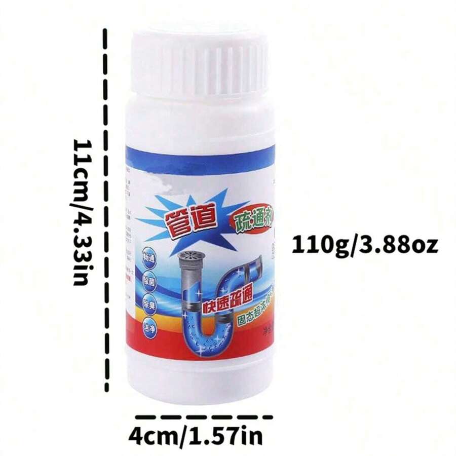 1pc 110g Strong Drain Cleaner For Sink Piping System Super Strong
