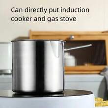 1 Set 304 Stainless Steel Fryer Pan With Frying Basket And Rack, Deep Fryer For Frying Pasta And French Fries With Filter Net, Oil-Saving Fryer - 304 Stainless Steel Frying Pan With Filter - View 6