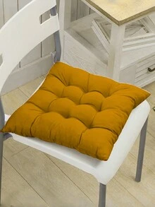 Conjunto 2 Almofadas Design Decorativo Sofá Futton Lisa - Amarelo mostarda - Visão 3