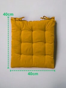 Conjunto 2 Almofadas Design Decorativo Sofá Futton Lisa - Amarelo mostarda - Visão 4