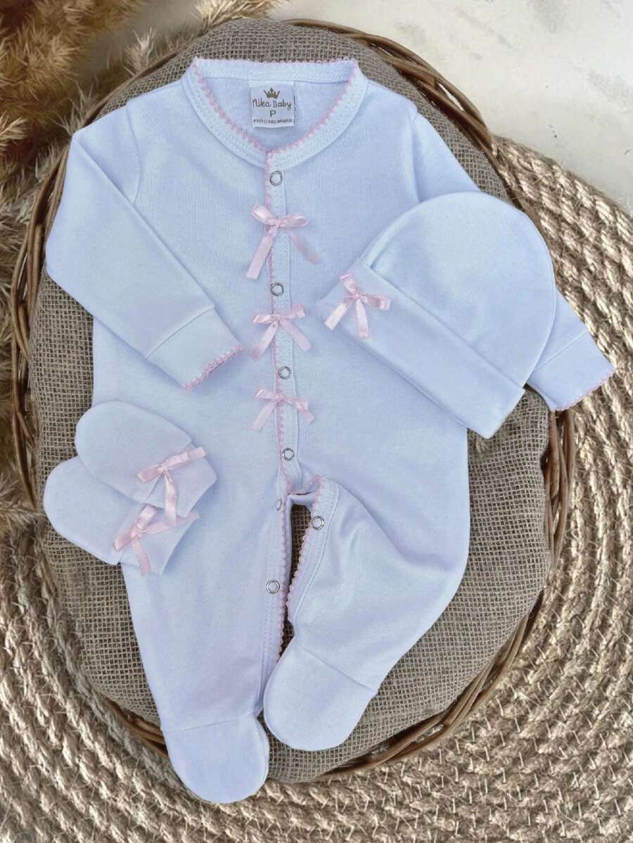 Nika Baby Baby Girls Rompers - 白色 - 查看 1