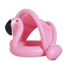 Unicorn And Flamingo Pool Float, Inflatable Pool Float With Awning, Fun Beach Pool Float, Summer Pool Games Decorations Party Household Goods, Summer Pool Float Loungers For Adults And Students - 1pcs - View 9