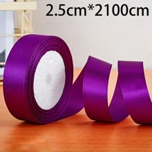 25 Yards Bandrolle für Stricken, Häkeln, Mützen, Hochzeitstorten, DIY Geschenkverpackung, Szenendekor, Feste, Raum, Fenster, Flur und Bürodekoration. Polyesterband mit vielseitigem Stil, kein Batterie oder Strom nötig, federlos. 1 Rolle Satinband in verschiedenen Farben, geeignet für Backen, Geschenkverpackung, Basteln, Haarzubehör, Hochzeitsdekoration, Nähen, Einladungen, Blumensträuße, Weihnachten, Valentinstag, Hochzeit, Geburtstagspartys' Dekoration, Weihnachten