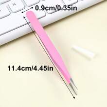 Đa chức năng Thép không gỉ Độ co giãn Cao Kẹp Đối với Người dự định , 1 Miếng , Kẹo Màu sắc Loạt , Creative Và Tươi Phong cách - Hồng - Xem 4
