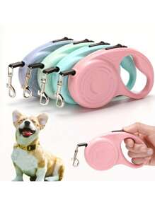 Correa de perro retráctil - Cuerda de tracción automática para perros, gatos y cachorros medianos y pequeños - Perfecta para viajes al aire libre y caminatas - Fácil de usar y conveniente