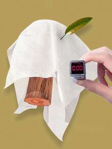 1pc Orange Tissue Paper, Large Size, Affordable Pack For Household/Restaurant/Hotel/Commercial Use, Hygienic Facial Tissue Paper For Home - Orange - View 5