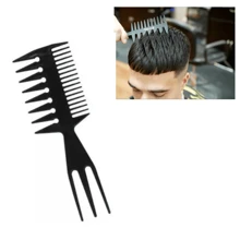 Peine De Textura Caballero, Estetica Barberia. 1pz texturizador de cabello - Negro - Ver 1