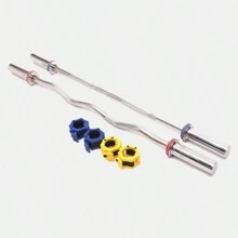 Bộ 2 kẹp tạ đơn, khóa tập tạ, kẹp tạ chống trượt tập thể dục trong nhà - màu đen - Xem 9