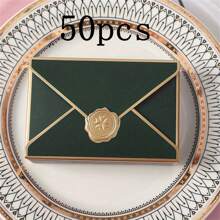 10/50pcs, Blank Packing Paper Gift Box Creative Classic Envelopes Gift Boxes Wedding Favor Boxes Birthday Party Party Cosmetics Packaging Box,