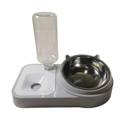 BEBEDERO Y TAZON DE GATO