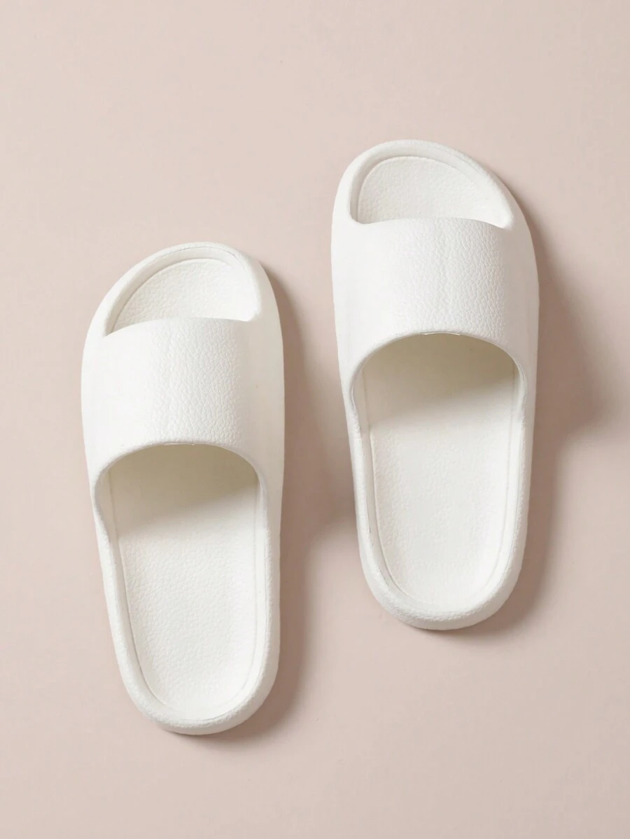 Dép đi trong nhà phòng tắm mùa hè bán chạy nhất, Dép đế bằng trong nhà bằng nhựa EVA, Thiết kế đơn giản Cặp đôi Giày trượt thông thường cho khách sạn nghỉ mát