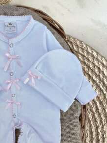 Nika Baby Baby Girls Rompers - 白色 - 查看 2