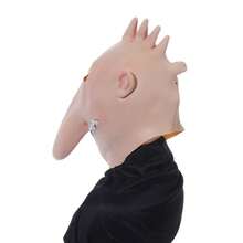 Máscara de látex cubre cabeza de Adam para cosplay de Halloween, disfraz de terror para fiesta de graduación y parodia - Máscara de Adán de terror de Halloween de Zonghong - Ver 4