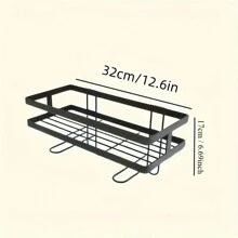 1入浴室馬桶上方收納架，浴室收納組織架，洗髮水沐浴露支架，浴室配件收納，浴室收納和整理 - 彩色 - 查看 7