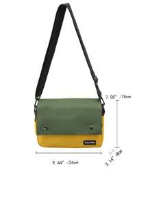 Bolso bandolera, bolso de hombro, bolso cuadrado, bolso mensajero, mini bolso de varios compartimentos, bolso lateral, bolso de universidad, bolso de vacaciones, bolso de fin de semana, bolso de viaje, bolso de gran capacidad, regalo personalizado para hombres, novio, papá, esposo, Día del Padre, Halloween, Navidad, bolso escolar, bolso de estudiante, bolso de libros