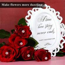 200/320pcs Bouquet Pins Flower Pin,4 Styles Pearl Head PinsCrystal Head Corsage Pins For Dressmaking Jewelry FlowerDecoration(Mixed) Multiple Sizes