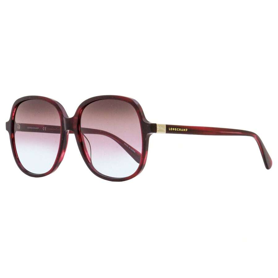 Longchamp Women's Square Sunglasses LO668S 514 Marble Rouge 58mm - 514 - Xem 1