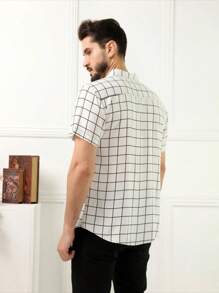 camisa masculina xadrez