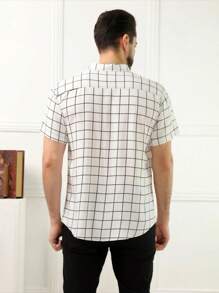 camisa masculina xadrez
