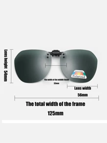 Flip-Up Polarized Clip-On Sunglasses, Lightweight And Portable. Suitable For Women, Ideal For Driving And Fishing Glasses Accessories For Women