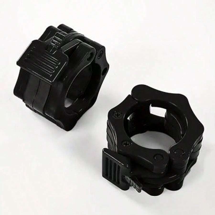 Bộ 2 kẹp tạ đơn, khóa tập tạ, kẹp tạ chống trượt tập thể dục trong nhà - màu đen - Xem 1