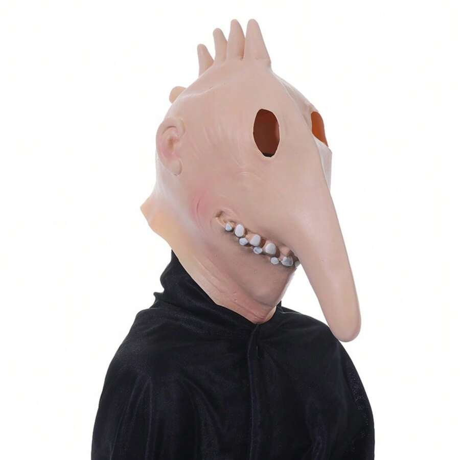 Máscara de látex cubre cabeza de Adam para cosplay de Halloween, disfraz de terror para fiesta de graduación y parodia - Máscara de Adán de terror de Halloween de Zonghong - Ver 1